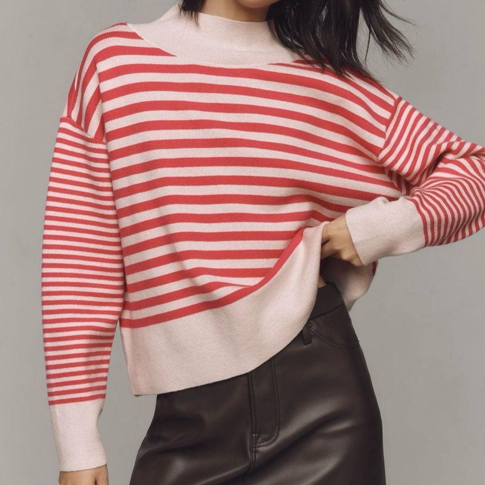 Anthropologie | The Carys Mock-Neck Sweater by Maeve | Size: Small - Picture 3 of 8